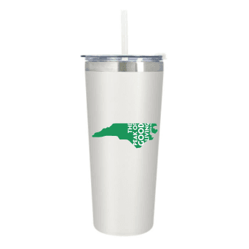 White Tumbler 24 oz