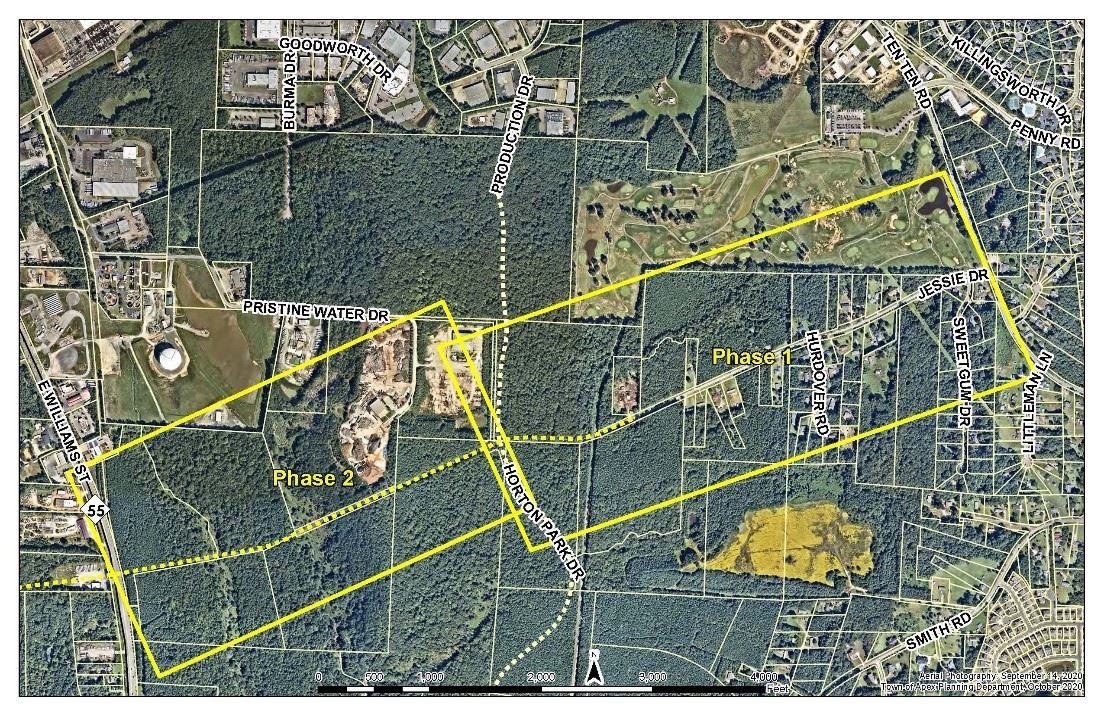 Jessie Drive extension map